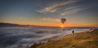 5 skvelých miest na paragliding