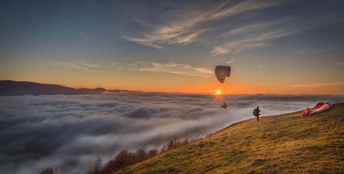 5 skvelých miest na paragliding